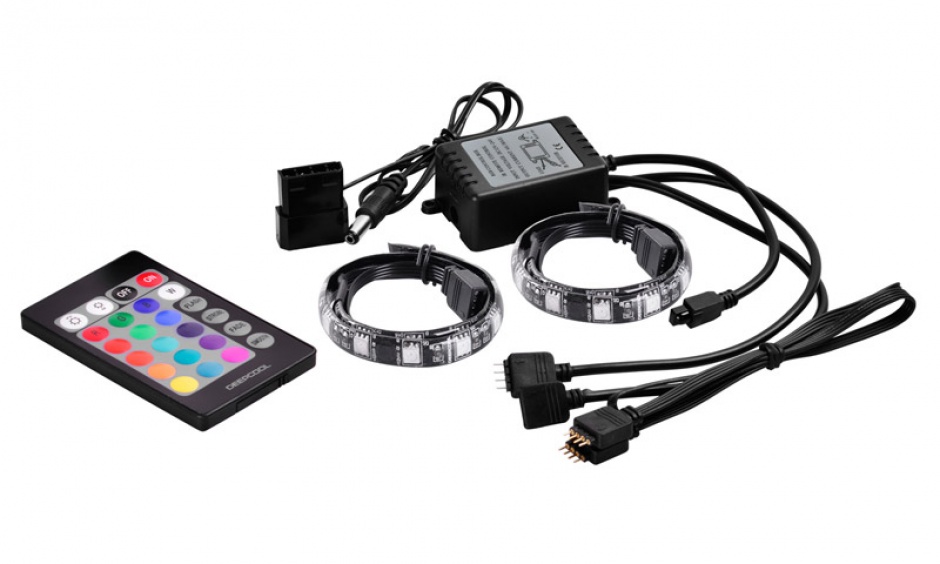 Banda LED RGB COLOR 3 culori, telecomanda, DeepCool RGB350