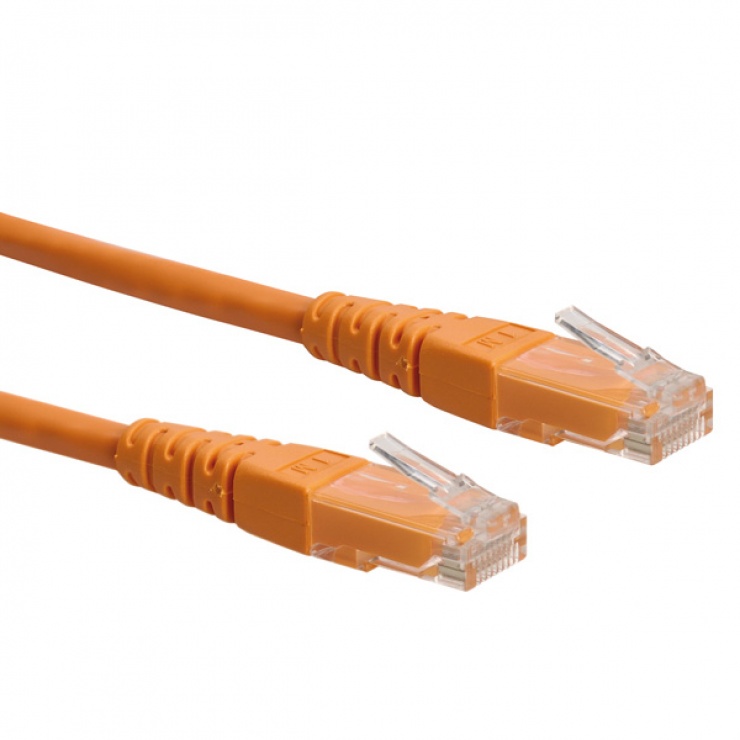 Cablu retea UTP Roline Cat.6 orange 15m, 21.15.1597