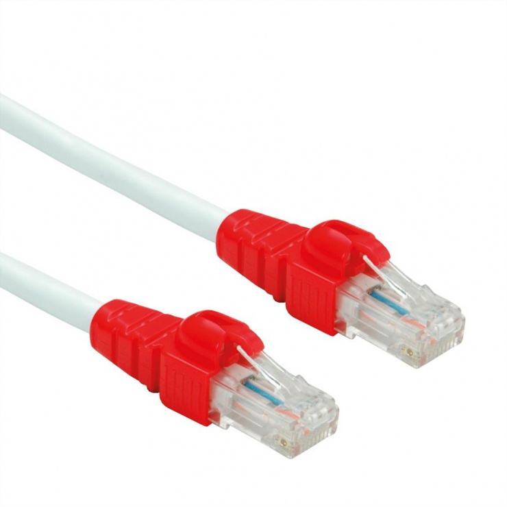 Cablu de retea EASY UTP cat. 6A Alb 1m, Roline 21.15.2462