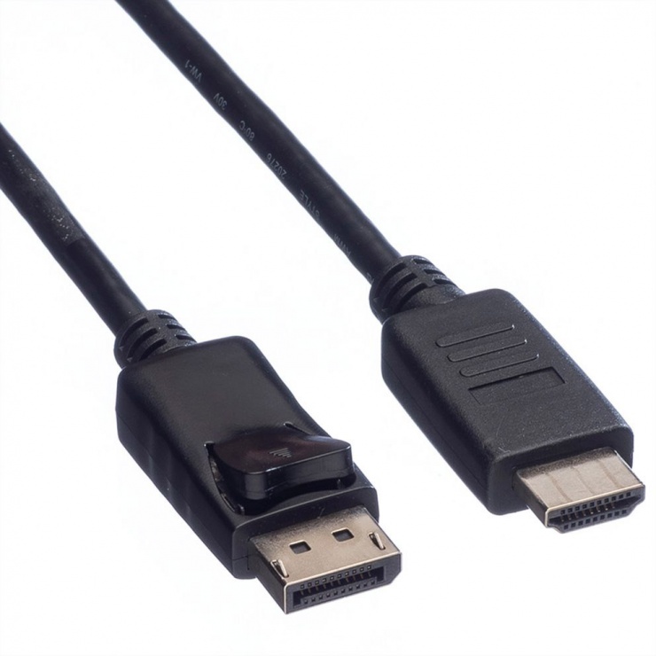 Cablu Displayport la HDMI Full HD T-T 2m Negru, Value 11.99.5781