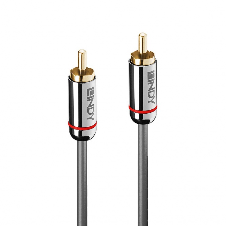 Cablu audio Digital Coaxial 0.5m T-T Cromo Line, Lindy L35338