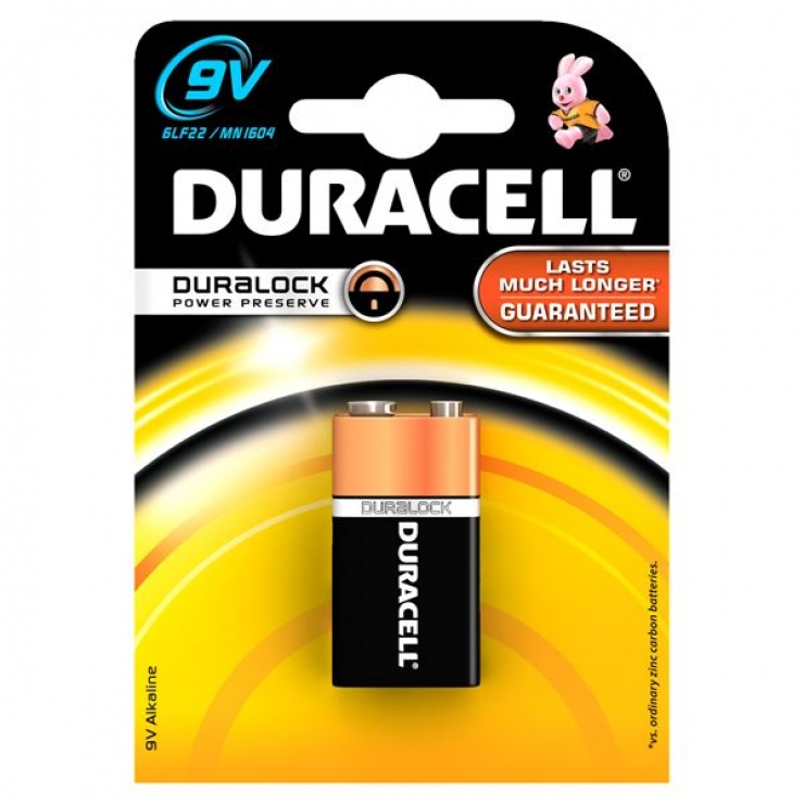 Baterie 9V, Duracell