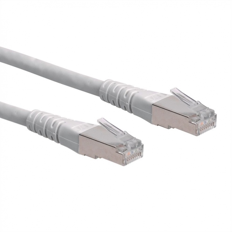 Cablu retea S-FTP Cat.6 Gri 15m, Roline 21.15.0845