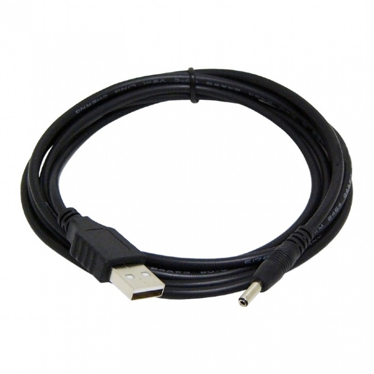 Cablu de alimentare USB la DC 3.5 x 1 mm 1.8m, Gembird CC-USB-AMP35-6