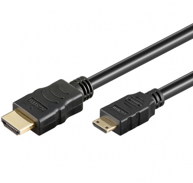 Cablu mini HDMI-C la HDMI v1.4 T-T 3m Negru, KPHDMAC3