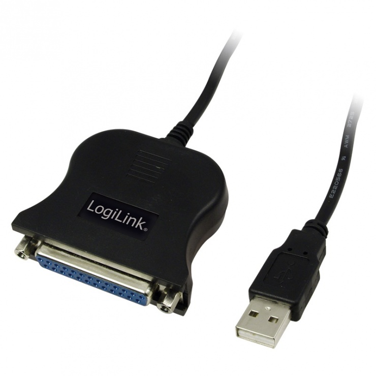 Cablu convertor USB la Paralel DB25, Logilink UA0054A