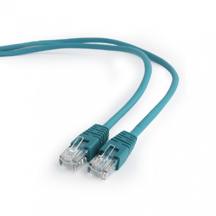 Cablu retea UTP Cat.5e 3m verde, Gembird PP12-3M/G