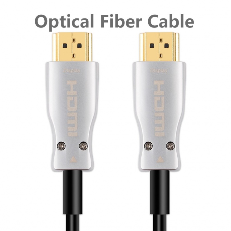 Cablu HDMI Activ Optical (AOC) 4K@60Hz 10m T-T Negru, KPHDM2X10