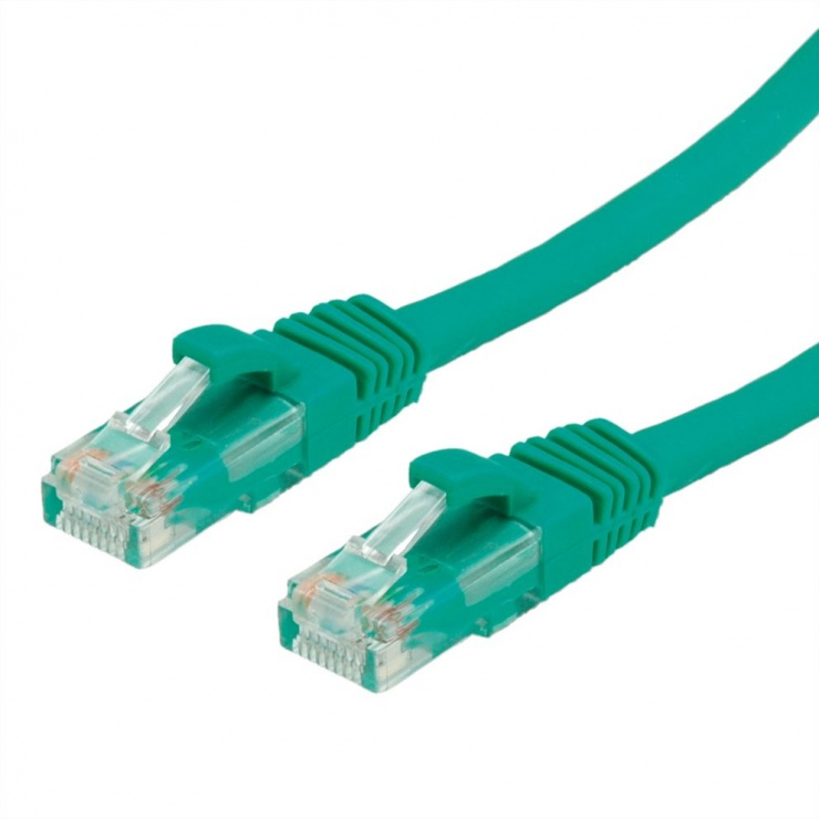 Cablu de retea RJ45 cat. 6A UTP 10m Verde, Value 21.99.1447