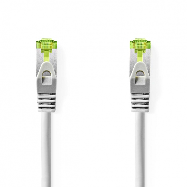 Cablu de retea RJ45 cat.7 SFTP LSOH 10m Gri, Nedis CCGP85420GY100