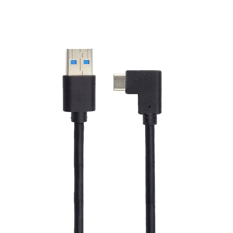 Cablu MYCON USB 3.2 Gen 1 la USB-C unghi 90 grade T-T 0.5m, CON2000