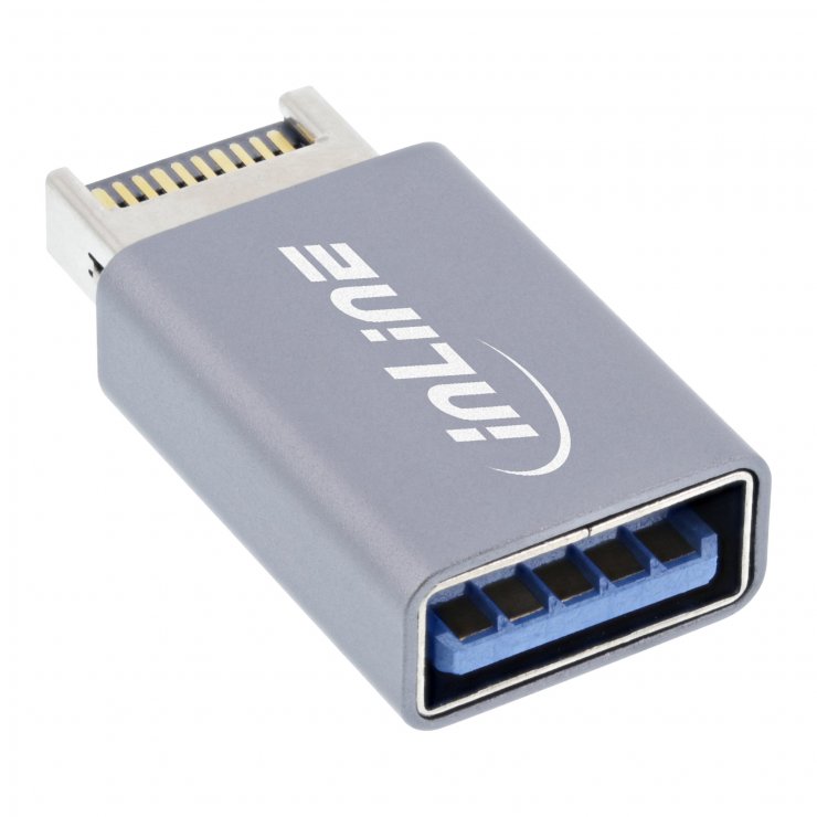 Adaptor pin header USB 3.2 la USB-A T-M, InLine IL33446O