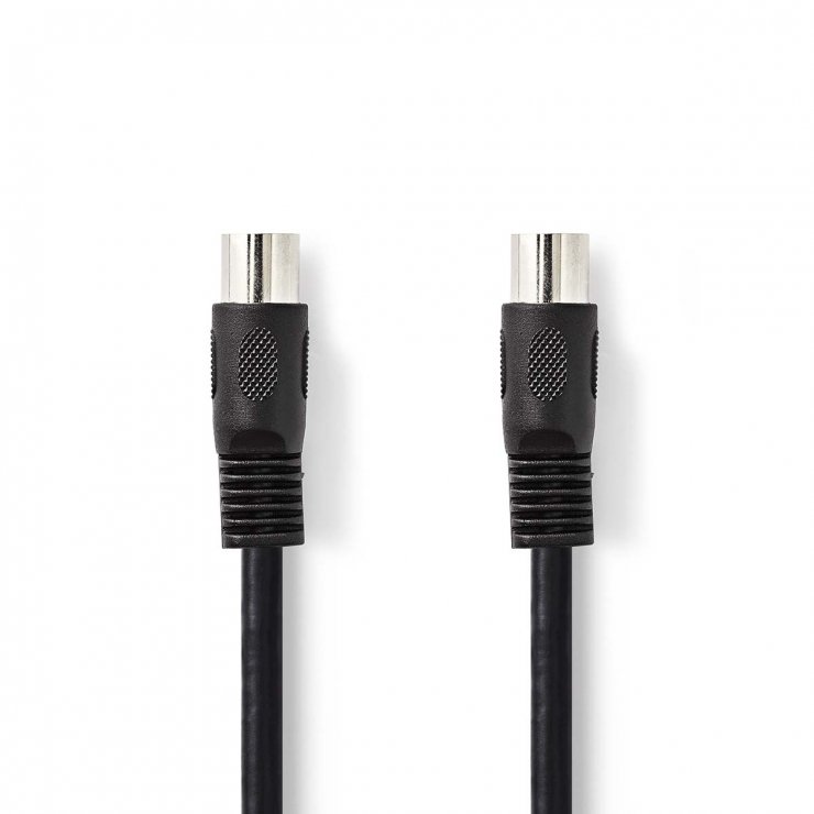 Cablu audio DIN 5 pini T-T 3m Negru, Nedis CAGL20000BK30