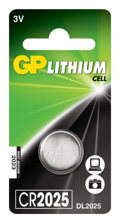 Baterie Litium CR2025 3V, GP Batteries GPPBL2025152