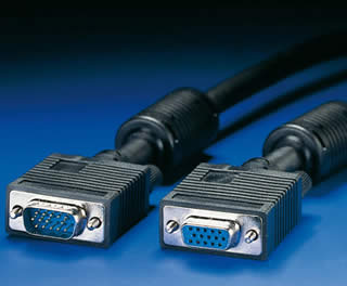 Cablu prelungitor VGA Roline,15M-15T, ecranat, 6 m