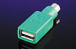 Adaptor USB A (M) - PS/2 (T), mouse