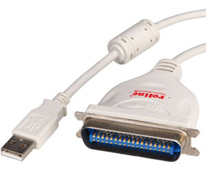 Cablu convertor USB la paralel/Bitronics IEEE1284 1.8m, Roline