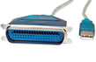 Cablu convertor USB la Paralel IEEE 1284, Value