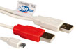 Cablu USB 2.0 Y alimentare A - mini 5pm Roline