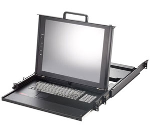 Consola KVM Roline 16 porturi, LCD 17 inch, USB si PS/2