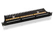 Patch Panel Value UTP Cat.6, 24 porturi, negru