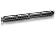 Patch Panel Equip UTP Cat.5e 24 porturi, negru