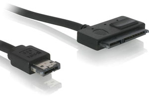 Cablu Power Over eSATA/USB - SATA 22pini 1m, Delock 84397
