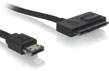 Cablu Power Over eSATA/USB - SATA 22pini 1m, Delock 84397