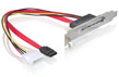 Cablu Delock Intern S-ATA cu alimentare (bracket), 65047