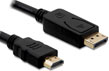 Cablu Delock DisplayPort - HDMI T-T ecranat, 2M