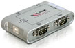 Convertor USB 2.0 la 4 x Serial RS-232, Delock 87414