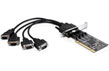 Placa PCI la 4 x Serial RS-422/485, Delock 89319