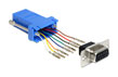 Adaptor D-Sub 9 pini la RJ45 M - M, Delock 65430