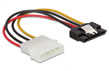 Cablu alimentare HDD SATA cu fixare, clips metalic