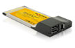 Delock PCMCIA adapter, CardBus to FireWire / USB 2.0