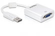 Conector Display Port la  VGA (15M), Delock