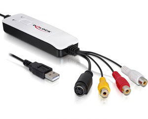 Stick USB pentru captura video-audio, Delock