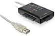 Adaptor portabil USB 2.0 la SATA 22 pini/16 pini/13 pini, Delock 61825