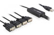 Adaptor USB la 4 x Serial RS232 FTDI, Delock 61887