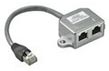 Adaptor RJ45 in Y, ecranat, Delock