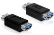 Adaptor USB 3.0 M la USB 3.0 M, Delock 65178