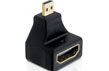 Adaptor HDMI Delock 19 M - micro D 19 T angle, 65270