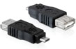 Adaptor OTG USB 2.0 A la micro USB B M - T, Delock 65325