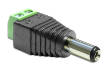 Adaptor DC 2.1 x 5.5 mm Tata la Bloc Terminal 2 pini, Delock 65396