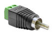 Adaptor RCA Tata la Bloc Terminal 2 pini, Delock 65417