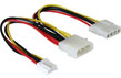 Cablu Y alimentare Molex (T)-Molex (M) - 3,5 inch FDD