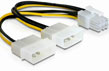 Cablu alimentare placa PCI Express 6 pini, Delock