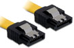 Cablu SATA III drept cu fixare 10cm, Delock 82797