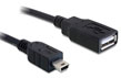 Cablu USB 2.0 la mini USB M - T 0.5m, Delock 82905