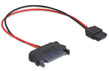 Cable alimentare SATA 15 pini la SATA 6 pini, Delock 82912